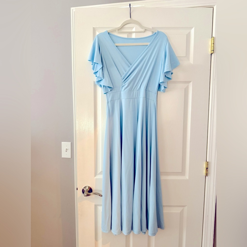 Elegant Blue Dress